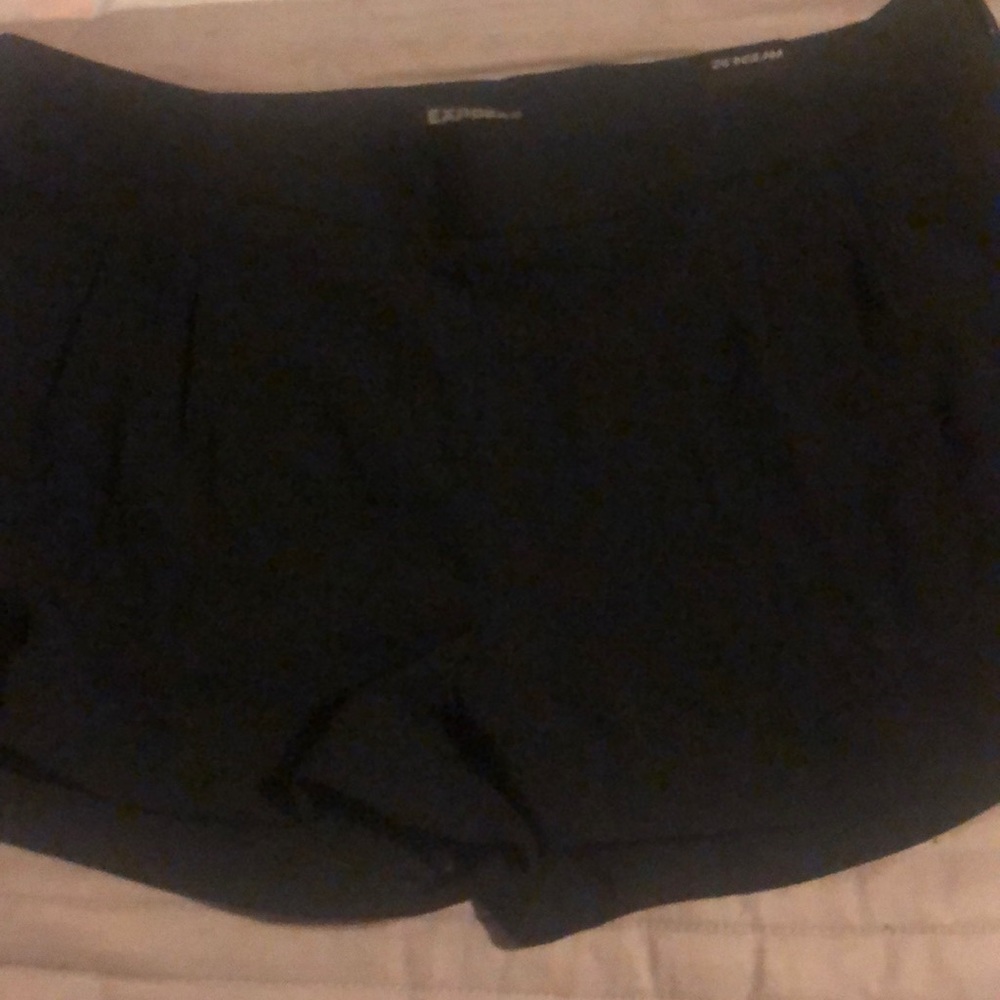 Black casual express shorts